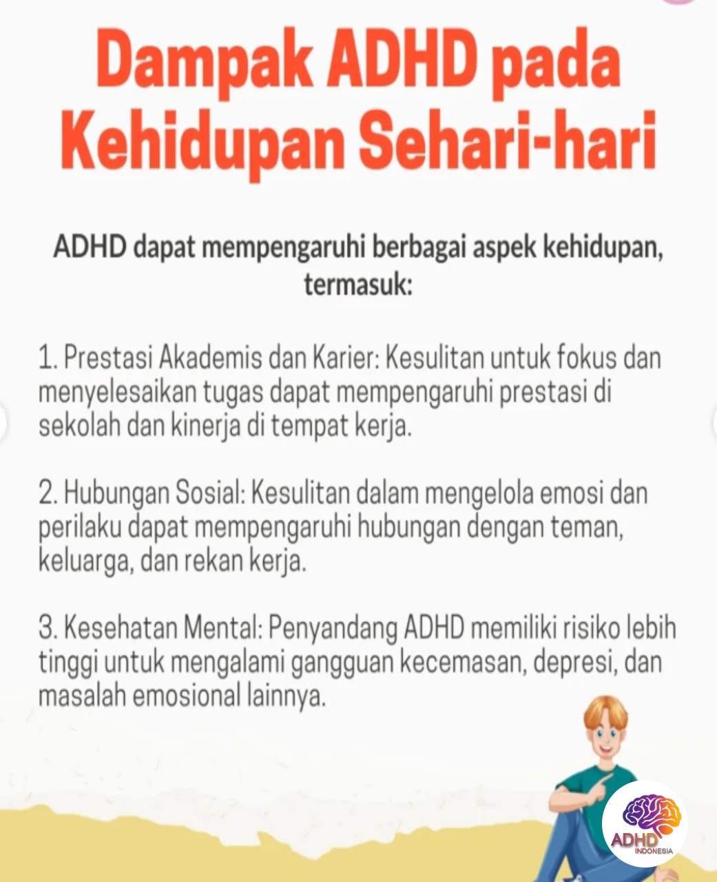 ADHD dan Hubungan Sosial Anak di Lingkungan Sekolah di Kota Tomohon