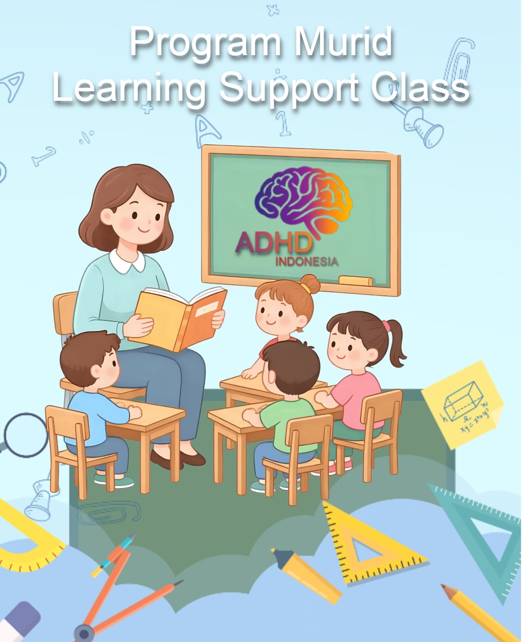 Program ADHD Indonesia Kota Tomohon Kelas Pendampingan Belajar (Learning Support Class)