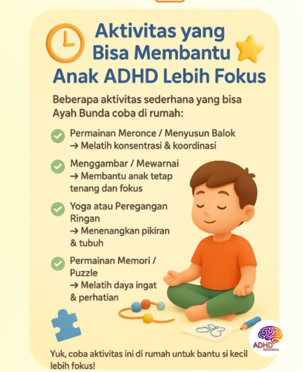 Pendekatan Edukatif yang Tepat untuk Anak ADHD di Kota Tomohon