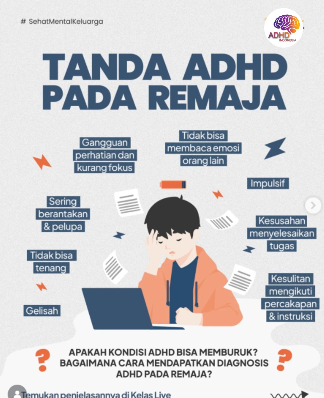 Screening ADHD Non-Diagnostik: Edukasi Awal bagi Orang Tua di Kota Tomohon